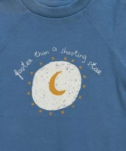 Fin & Vince Baseball Tee - Vintage Blue Shooting Star