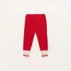 Fin & Vince Waffle Home Pant - Chili/ Retro Cuff