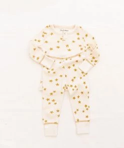 Fin & Vince Sale Waffle Home Pant - Starry Sky