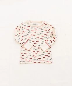 Fin & Vince Waffle Henley Top - Derby Sale