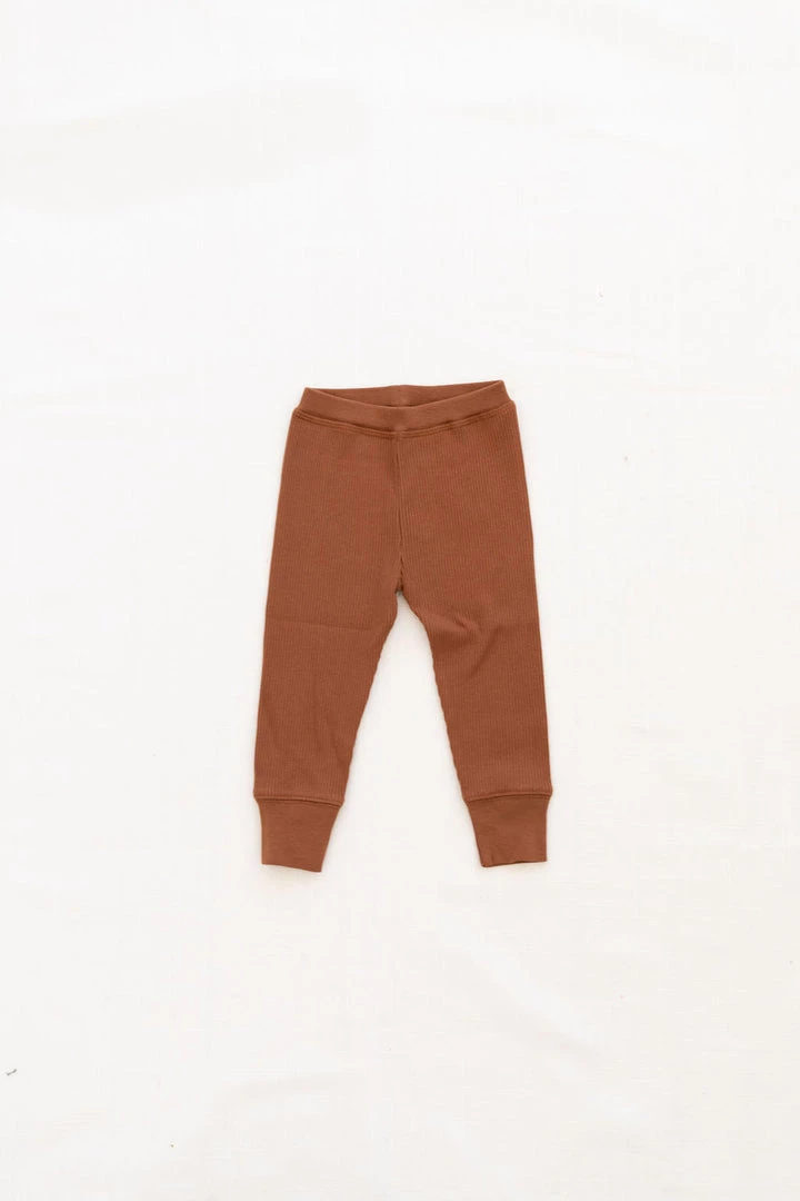 Fin & Vince Sale Ribbed Home Pant - Hazelnut 3 Fin & Vince Sale Ribbed Home Pant - Hazelnut