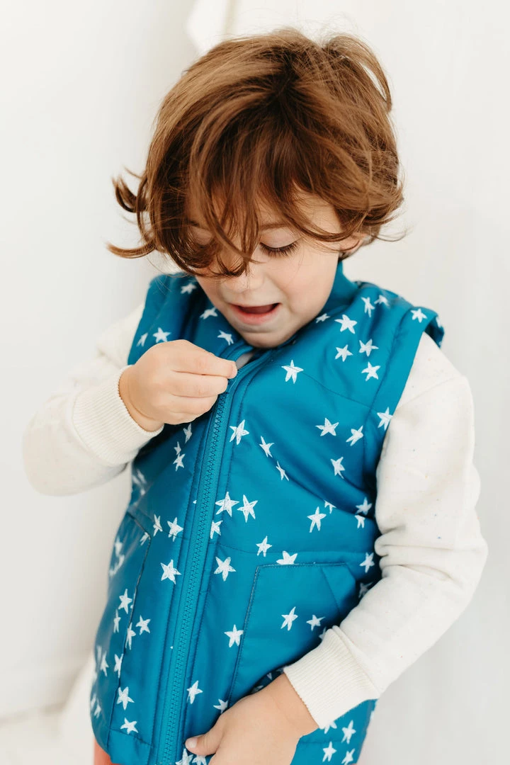 Fin & Vince Sale Puffer Jacket - Ocean Shooting Stars 6 Fin & Vince Sale Puffer Jacket - Ocean Shooting Stars