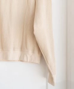 Fin & Vince Sale Women's Raglan Tee - Sand