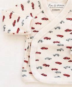 Fin & Vince Waffle Wrap Top - Derby