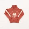 Fin & Vince Fleece Turtleneck - Book Stack - Tomato Sale