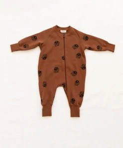 Fin & Vince Sale Zip Romper - Story Print