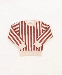 Fin & Vince Sale Fleece Pullover - Popcorn Stripe