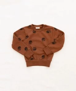 Fin & Vince Sale Fleece Pullover - Story Print