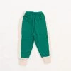 Fin & Vince Fleece Jogger - Jade/ Sand Sale