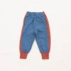 Fin & Vince Fleece Jogger - Vintage Blue/ Tomato Sale