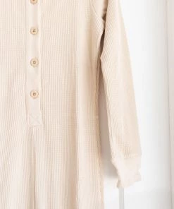 Fin & Vince Women's Waffle Long John - Sand Sale