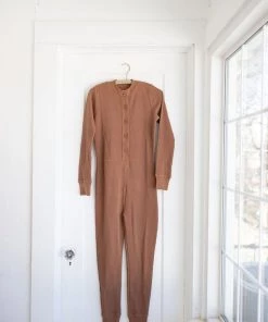 Fin & Vince Women's Waffle Long John - Cinnamon