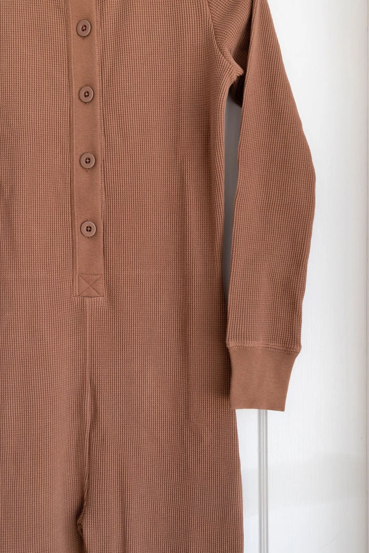 Fin & Vince Women's Waffle Long John - Cinnamon 4 Fin & Vince Women's Waffle Long John - Cinnamon