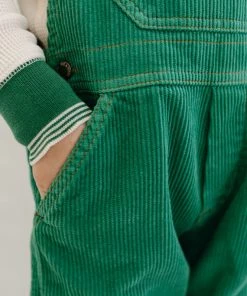 Fin & Vince Waffle Henley Top - Milk/ Fern Retro Cuff Sale