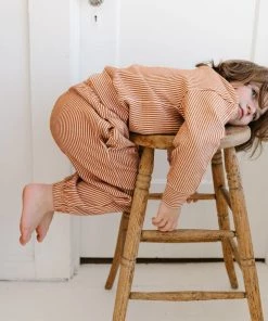 Fin & Vince Sale Terry Track Pants - Hazelnut