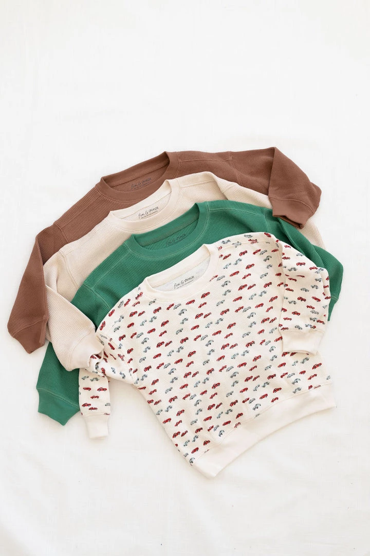 Fin & Vince Sale Waffle Raglan - Cinnamon 11 Fin & Vince Sale Waffle Raglan - Cinnamon