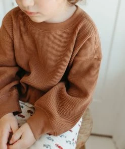 Fin & Vince Sale Waffle Raglan - Cinnamon 17 Fin & Vince Sale Waffle Raglan - Cinnamon