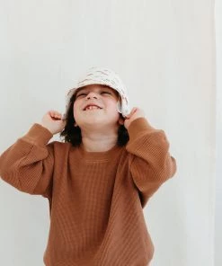 Fin & Vince Sale Waffle Raglan - Cinnamon 18 Fin & Vince Sale Waffle Raglan - Cinnamon