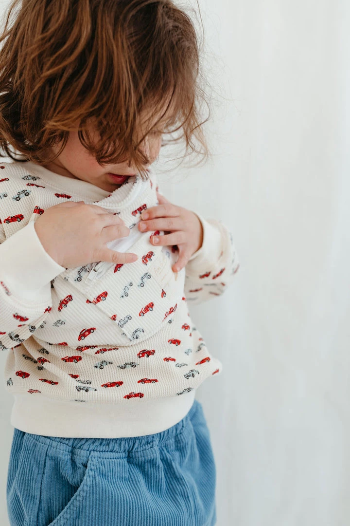 Fin & Vince Sale Waffle Raglan - Derby 6 Fin & Vince Sale Waffle Raglan - Derby