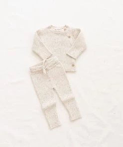 Fin & Vince Spring/summer Ribbed Knit Pant - Confetti