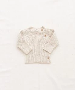 Fin & Vince Spring/summer Ribbed Knit Cardigan - Confetti