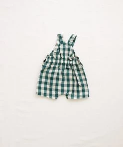 Fin & Vince Spring/summer Short Overall - Jade Check 13 Fin & Vince Spring/summer Short Overall - Jade Check