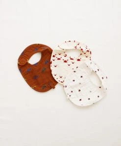 Fin & Vince Gauze Bib - Crabs