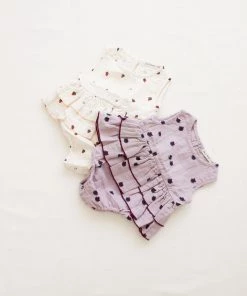 Fin & Vince Spring/summer Ruffle Onesie - Tulips 14 Fin & Vince Spring/summer Ruffle Onesie - Tulips
