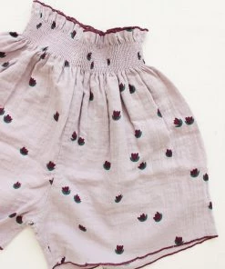 Fin & Vince Smocked Culotte - Tulips Spring/summer