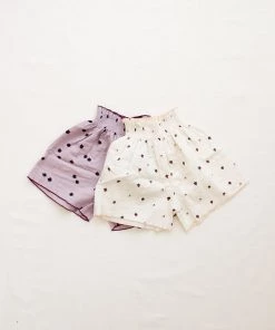 Fin & Vince Smocked Culotte - Strawberries Red, White And Blue