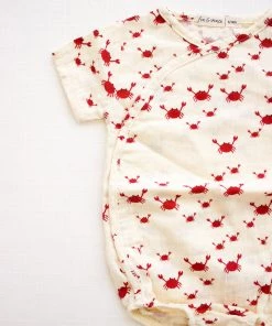 Fin & Vince Wrap Onesie - Crabs