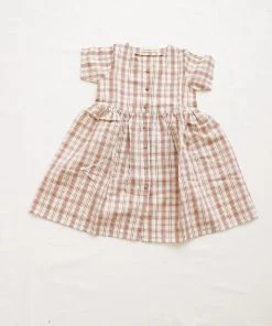 Fin & Vince Spring/summer Sicily Dress - Desert Plaid