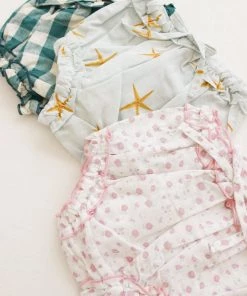 Fin & Vince Picnic Bloomer - Vintage Flowers Red, White And Blue