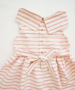 Fin & Vince Sailor Dress - Ticking Stripe Red, White And Blue 18 Fin & Vince Sailor Dress - Ticking Stripe Red, White And Blue