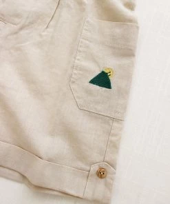 Fin & Vince Adventure Jumpsuit - Sand W/ Sunrise Embroidery Spring/summer