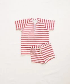 Fin & Vince Rash Guard - Ticking Stripe 9 Fin & Vince Rash Guard - Ticking Stripe