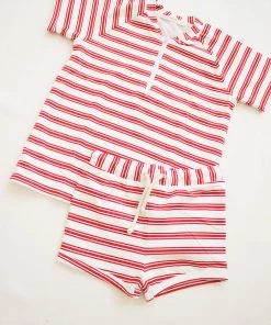 Fin & Vince Rash Guard - Ticking Stripe 11 Fin & Vince Rash Guard - Ticking Stripe