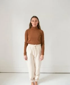 Fin & Vince Women's Fleece Jogger - Sand Sale