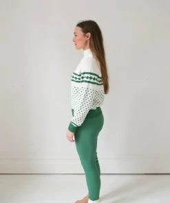 Fin & Vince Women's Waffle Home Pant - Fern Sale