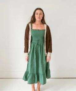 Fin & Vince Sale Women's Chunky Cardigan - Ash Brown