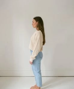 Fin & Vince Women's Vintage Jeans - Light Wash Sale