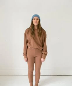 Fin & Vince Women's Raglan Tee - Cinnamon Sale