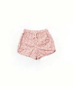 Fin & Vince Red, White And Blue Board Short - Island Floral - Brick Red