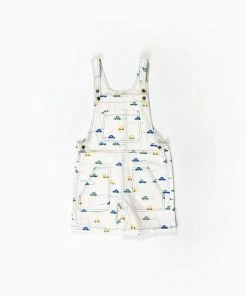 Fin & Vince Denim Short Overall - Cars