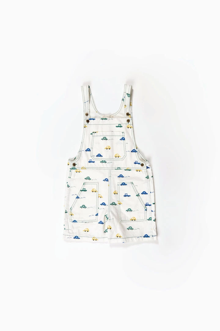 Fin & Vince Denim Short Overall - Cars 4 Fin & Vince Denim Short Overall - Cars