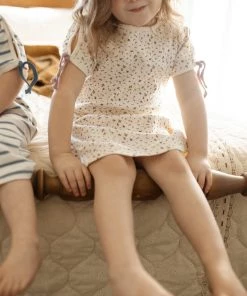 Fin & Vince Nightgown - Petit Floral - Pale Mauve