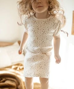 Fin & Vince Nightgown - Petit Floral - Pale Mauve