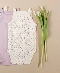Fin & Vince Strap Bodysuit - Pointelle - Lilac Spring/summer