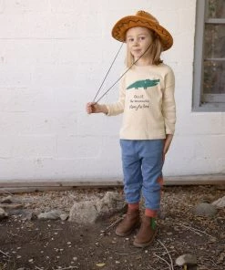 Fin & Vince Raglan Tee - Ollie The Alligator Sale