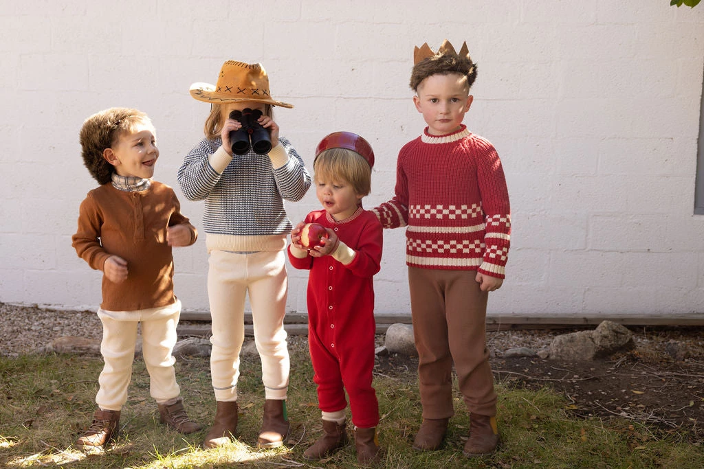 Fin & Vince Waffle Home Pant - Cinnamon 6 Fin & Vince Waffle Home Pant - Cinnamon